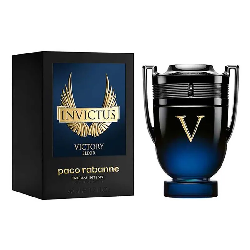 Invictus Victory Elixir Paco Rabanne Parfum Intense - Perfume Masculino 200ml - Imagem 3