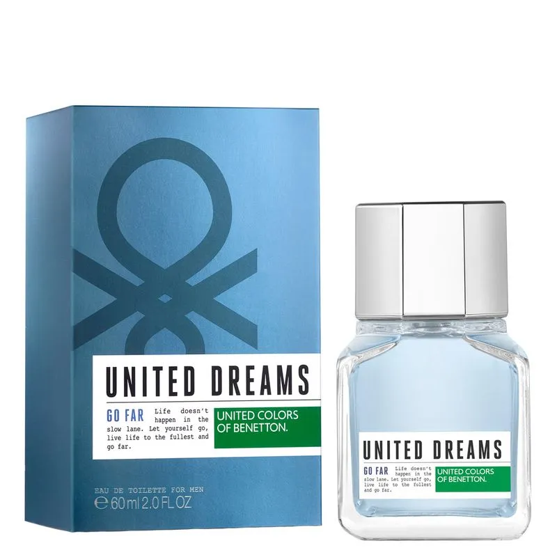 United Dreams Go Far Benetton Eau de Toilette - Perfume Masculino 100ml - Imagem 2