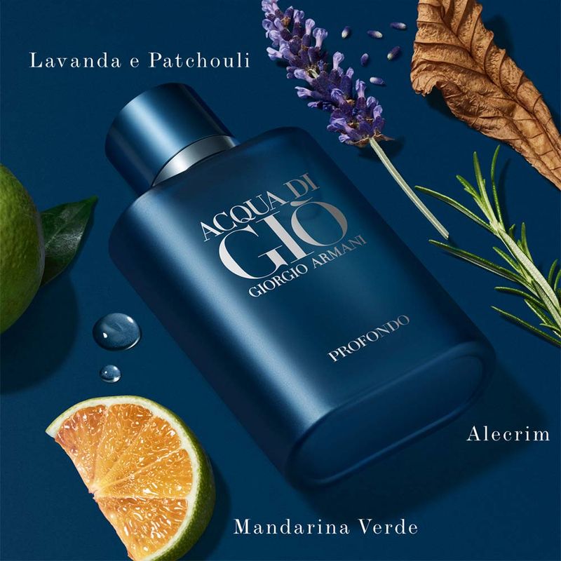 Acqua Di Giò Profondo Giorgio Armani Homme Perfume Masculino 75ml - Imagem 2