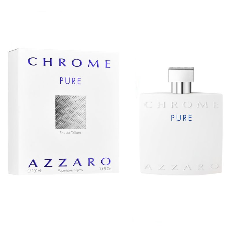 Chrome Pure Azzaro Perfume Masculino - Eau de Toilette - 100ml - Imagem 2