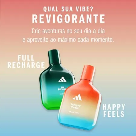 Adidas Vibes Happy Feels Eau de Parfum Unissex - 100ml - Imagem 3