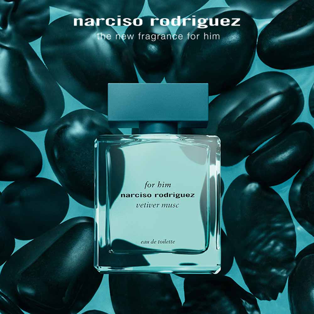 For Him Vetiver Musc Narciso Rodriguez Eau de Toilette - Perfume Masculino 100ml - Imagem 3