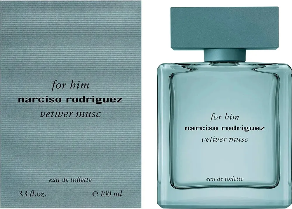 For Him Vetiver Musc Narciso Rodriguez Eau de Toilette - Perfume Masculino 100ml - Imagem 2