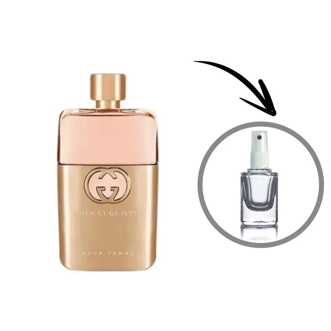 Decant - Guilty Femme Gucci - Perfume Feminino - Eau de Parfum - 10ml