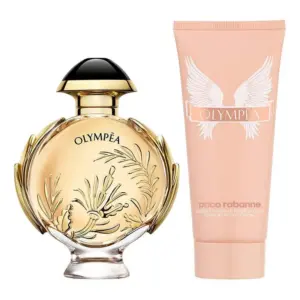 Kit Coffret Olympéa Solar Rabanne Kit - Perfume Feminino EDP Intense 80ml + Creme Corporal 100ml