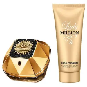 Kit Lady Million Fabulous Rabanne Feminino Intense - Eau de Parfum 80ml + Creme Corporal 100ml