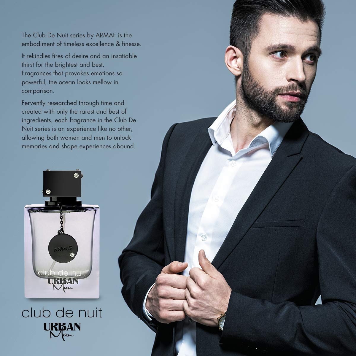 Armaf Club De Nuit Urban Man Eau De Parfum - Perfume Masculino 105ml - Imagem 3