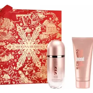 Kit 212 VIP Rosé Carolina Herrera Perfume Feminino EDP Creme Corporal Travel Size
