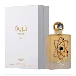 Lattafa Tharwah Gold Eau de Parfum Perfume Árabe Feminino 100ml