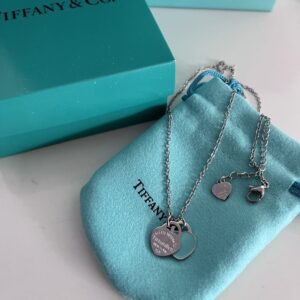 Colar thiffany & co aço (não escurece)