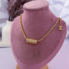Colar Chanel dourado
