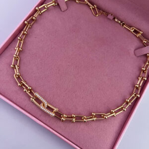 Colar inspiração Thifanny & co dourado
