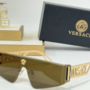 Óculos de Sol Versace Letreiro Marrom