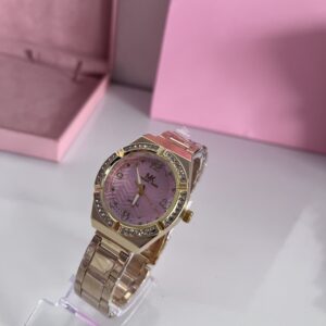 Relógio MK 050 Dourado Rosa