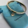 Pulseira Bracelete Tiff Aço Dourado
