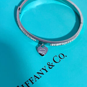 Pulseira Bracelete Tiffany Aço Inox