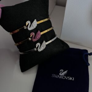 Pulseira Feminina Cisne Colors Aço Inox