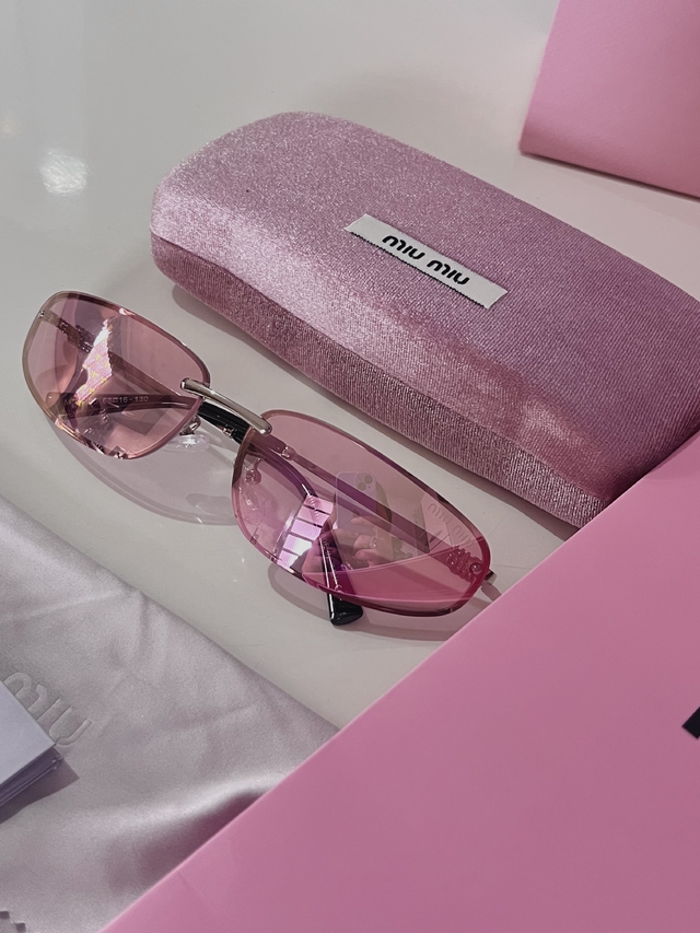 Óculos Miu Refletivo Rosa