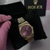 Relógio Rolex Dourado Liso