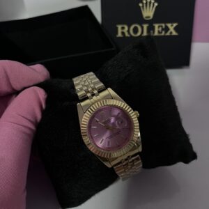Relógio Rolex Dourado Liso