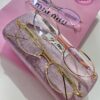 Óculos de Sol Feminino Redondo Metal Dourado Luxo — Estilo Virginia