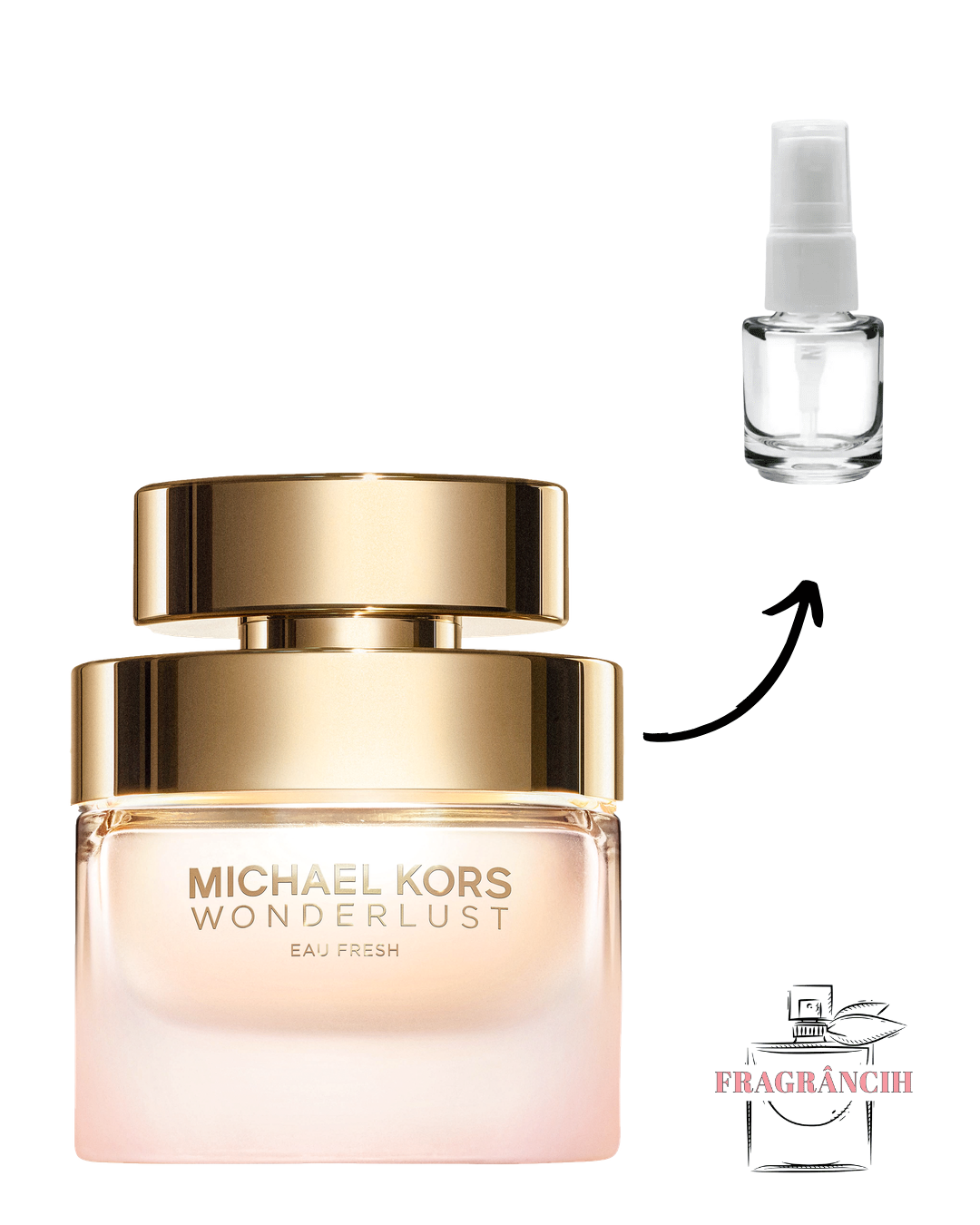 Decant Michael Kors Wonderlust Eau Fresh - Perfume Feminino - Eau de Toilette